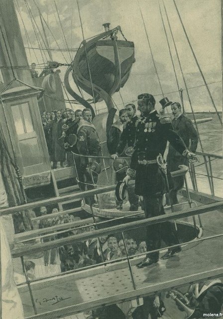 A bord de L'Epervier Illustration 15 05 97