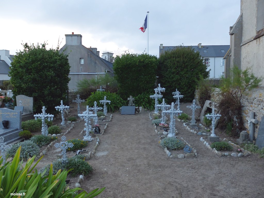 Le cimetière des Anglais Drummond Castle à Molène