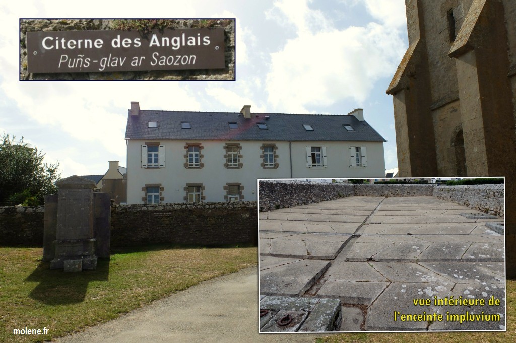 La citerne des Anglais à Molène