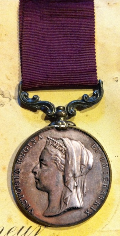 Médaille Drummond castle verso 1896