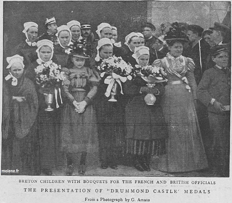 enfants bouquets ouessant 27 avril 1897