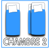 Chambre avec 2 lits 90 superposés