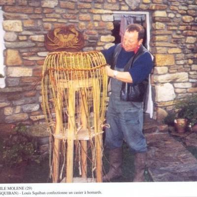 Louis Squiban Confectionne Un Casier A Homards C.m.t.b N191 Editions Cartouest 01.1999