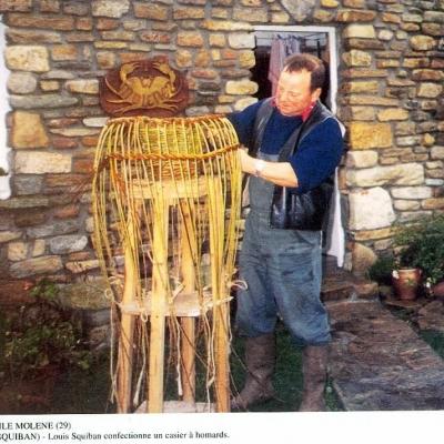 Louis Squiban Confectionne Un Casier A Homards C.m.t.b N191 Editions Cartouest Photo Vincent Squiban 011999