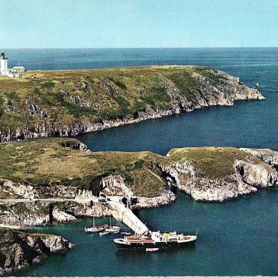 Vue Aerienne De Ouessant Enezeussa2 A Quai Editions Combier Cim Ref392 95 P1965