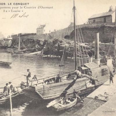 Le Conquet La Louise A Quai Editions Villard Quimper Ref5109 Postee En 1907