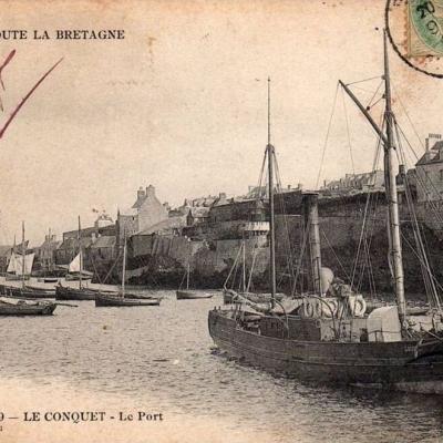 Le Conquet La Louise Dans Le Port Editions Andrieu Ref319 Postee En 1906