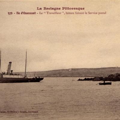 Le Travailleur Service Postal A Ouessant Photo A.waron Ref579
