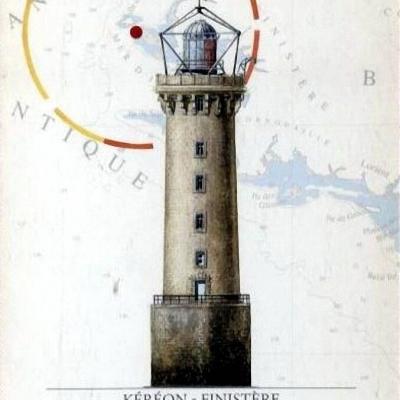 Phare De Kereon Mer Iroise Illustration J.b.heron