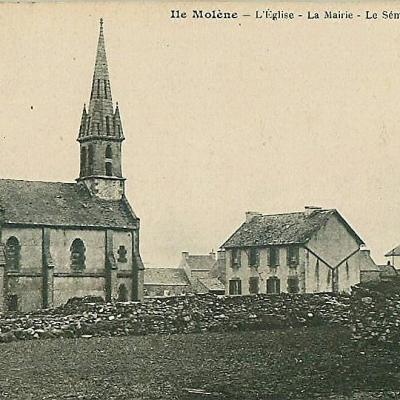 Molene Eglise Mairie Semaphore