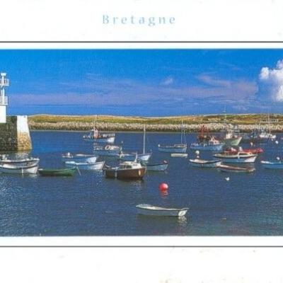 Vue Large Port De Molene Editions Jos Le Doare