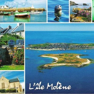 7 vues de l'île Molène