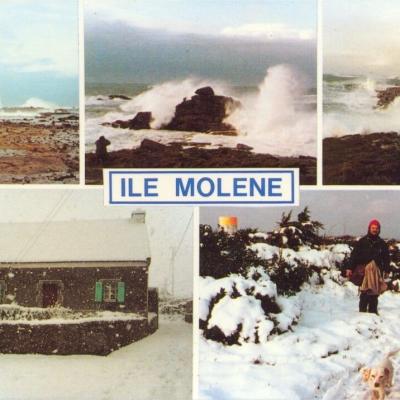 Vues De Molene Sous La Neige Editions Artaud